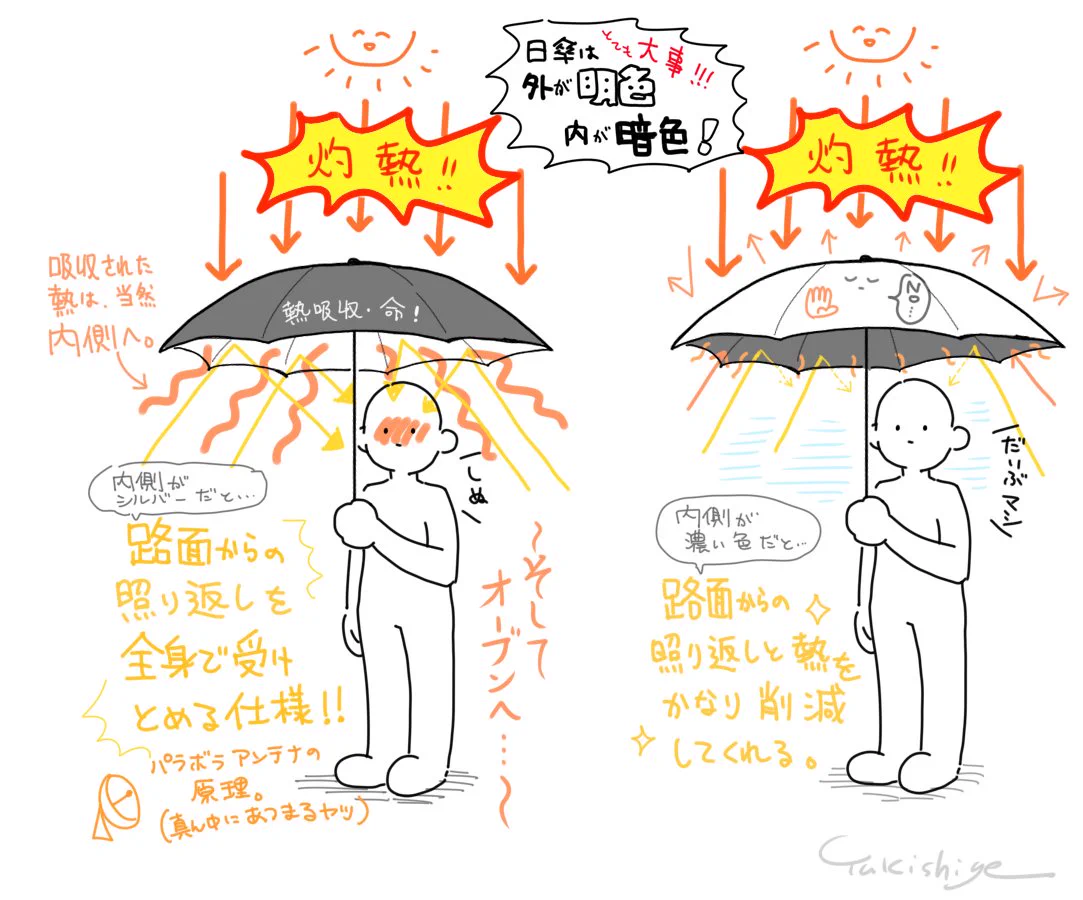 知ってた？『日傘』を選ぶコツは『色』にあった！