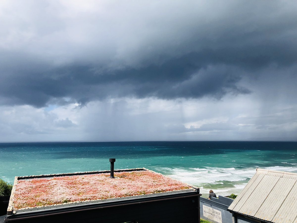Nothing like watching a storm come in #cornwall