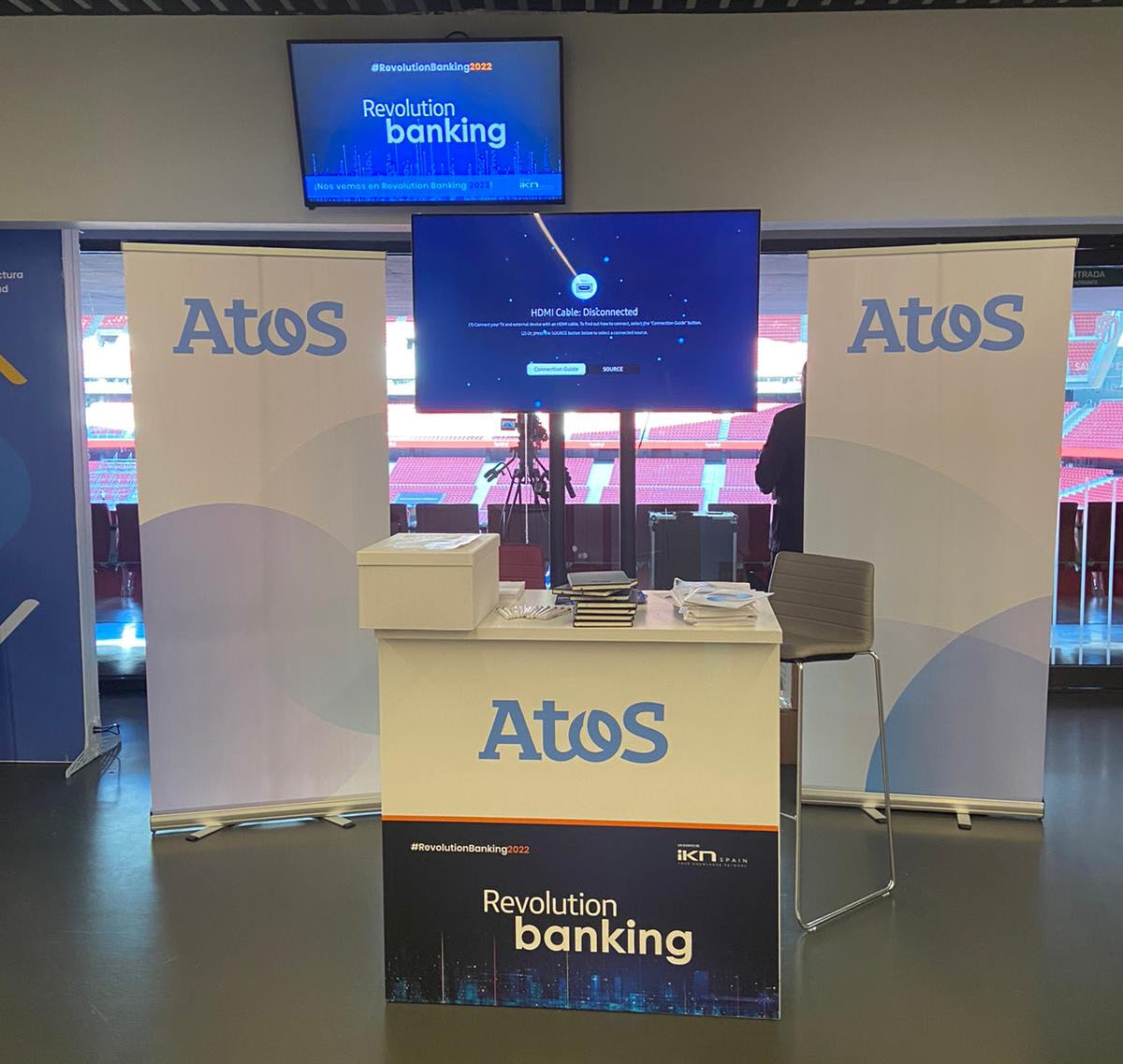 🚀¡Arranca #RevolutionBanking2022!💥

Comienza la 8ª edición del evento de referencia de la #banca en España

¡Nuestros expertos te esperan, visita el stand de Atos!