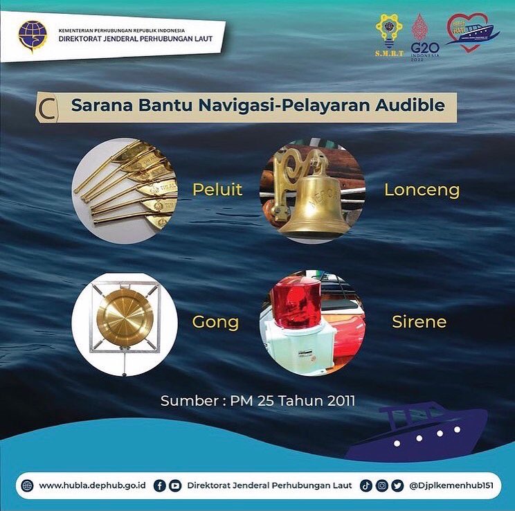 #KawanLaut, Si Bombang mau kasih tahu nih tentang Sarana Bantu Navigasi - Pelayaran (SBNP) berdasarkan beberapa kategori.

Yuk, langsung kepoin postingannya yaa🥰☝️

<a href="/budikaryas/">Budi Karya Sumadi</a> <a href="/kemenhub151/">Kemenhub RI</a> <a href="/djplkemenhub151/">DJPL Kemenhub 151</a> 

#DJPLKerjaDenganHati #SMRTHublaPastinya #LewatLaut