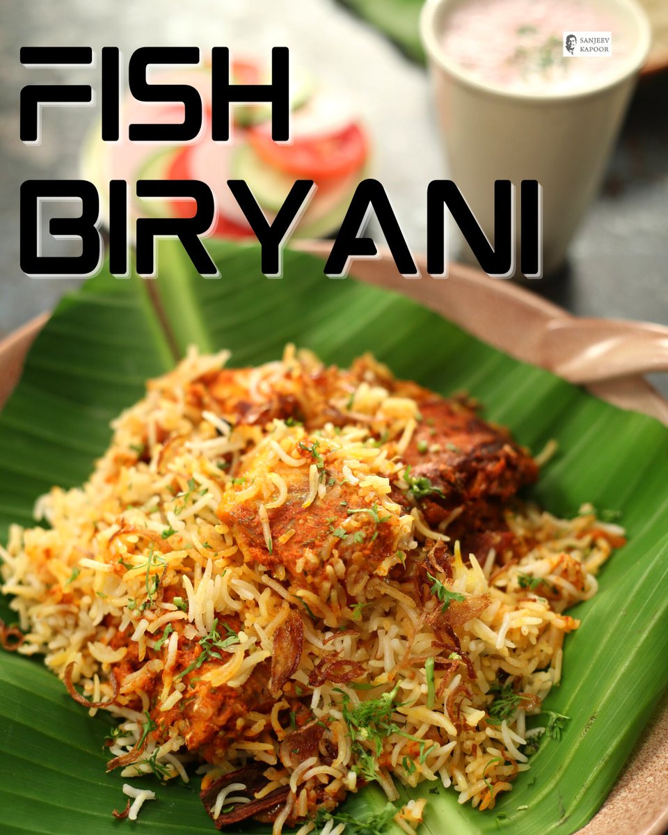 SanjeevKapoor's tweet photo. Emotions for Biryani are a force to be reckoned with! This Biryani has flavourful, spiced, and juicy fish pieces that go perfectly with the fluffy, aromatic, and rich Biryani rice.
Recipe link: https://t.co/9y9VfcWQi9
#SanjeevKapoor #FishBiryani #Fishbiryanirecipe #biryani https://t.co/Fuh1xv7VZd