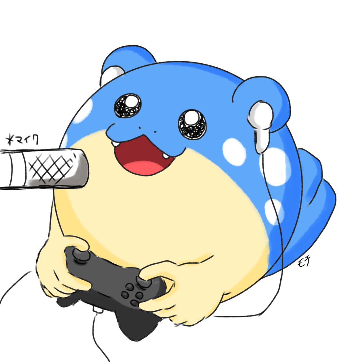 ？？？「指がこんな細分化されててすみませんﾀﾏｧ(?)」
#ごまちゃーと