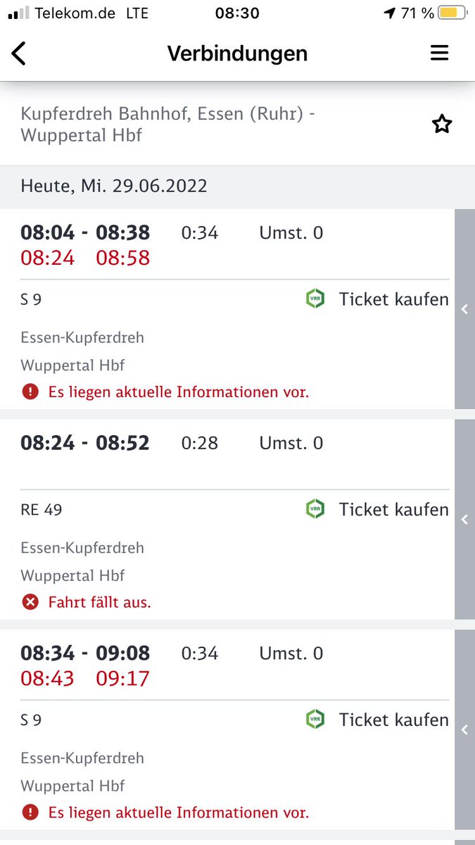 Ein typischer Pendlermorgen <a href="/Regio_NRW/">DB Regio AG - NRW</a>