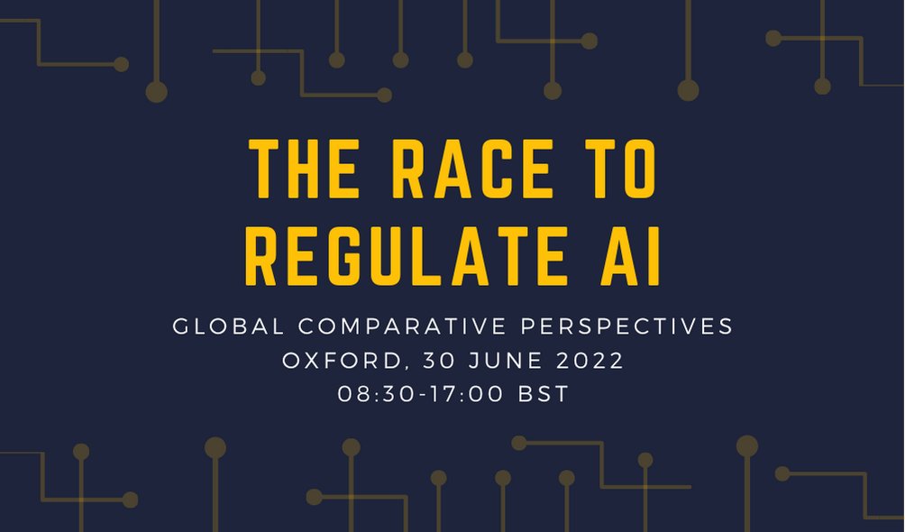 Jeremias Adams-Prassl (@jeremiasprassl) on Twitter photo 📢 Really excited about tomorrow's high-level conference on #AI governance <a href="/OxfordLawFac/">Faculty of Law</a>! We'll explore global comparative AI regulation & debate approaches to the risks & benefits of #AI. Join us online👉 bit.ly/3rOssIK to hear our fantastic line-up of speakers🧵 📢 Really excited about tomorrow's high-level conference on #AI governance <a href="/OxfordLawFac/">Faculty of Law</a>! We'll explore global comparative AI regulation & debate approaches to the risks & benefits of #AI. Join us online👉 bit.ly/3rOssIK to hear our fantastic line-up of speakers🧵