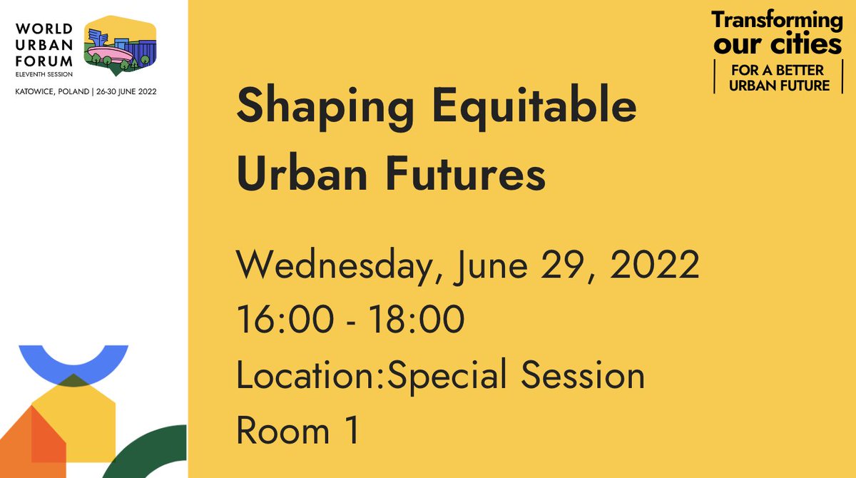 Happening today @ 16:00 CET!

I will be moderating a special session at the World Urban Forum #WUF11 as co-Chair of the <a href="/CouncilonUrban/">Council on Urban Initiatives</a>.

We will look at cases of cities prioritising the common good when transforming public space. 

Join us live: wuf.unhabitat.org/event/shaping-…