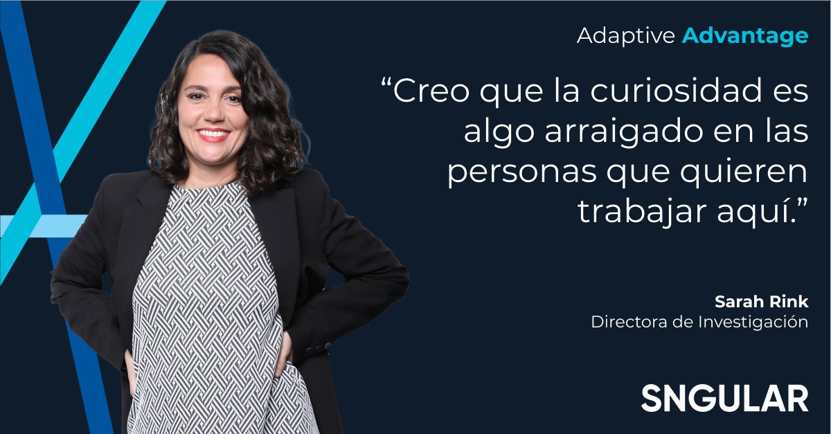 sngular's tweet photo. #AdaptiveAdvantage | La curiosidad y la capacidad de seguir aprendiendo es lo que nos lleva a mejorar. Y cuando las personas mejoran, los equipos mejoran y, por tanto, los resultados mejoran.
https://t.co/m2HwvCNnAW https://t.co/yHM8ykIA0C