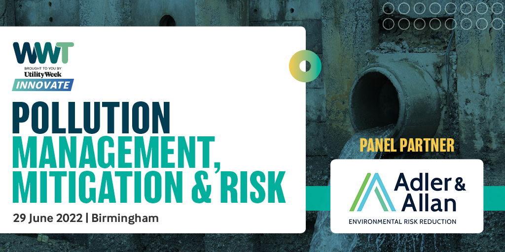 AdlerandAllan's tweet photo. Looking forward to attending the Utility Week Innovate (Formerly WWT) Pollution Management, Mitigation and Risk event today talking about the CSO issue.

#CSO #WaterIndustry #Utilities #pollutionmanagement #spillresponse https://t.co/WFQdPCTQW2