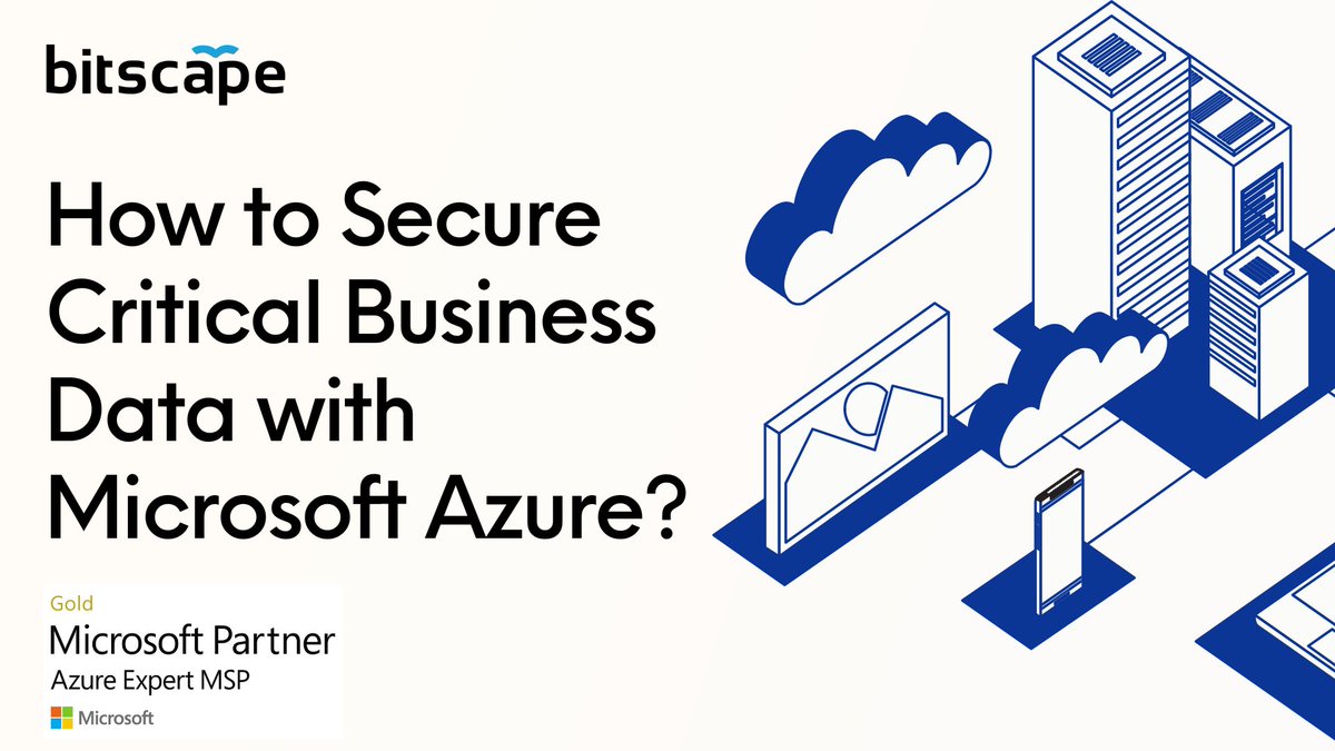 atQor_'s tweet photo. #BlogAlert; How to Secure Critical Business Data with Microsoft Azure?

Read More: https://t.co/eE3h6S7OVu

#microsoftazure #azuremanagedservice #azure #secure #business #azureexpertmsp #bitscape #bitscapeblog https://t.co/pgGngy698J