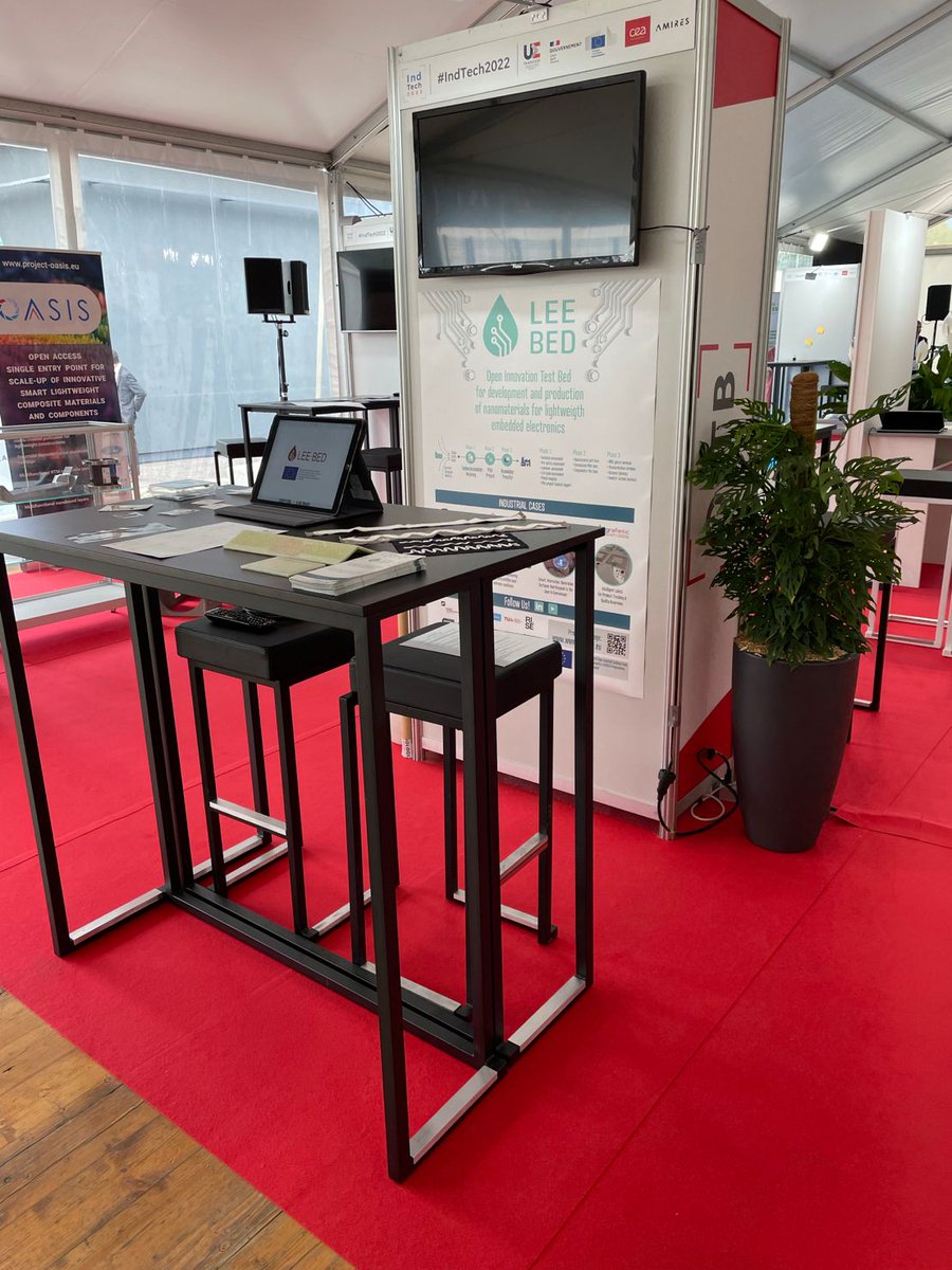LEEBED1's tweet photo. @TeknologiskInst is at the Industrial Technologies 2022  showcasing #LEEBED innovations!

Looking forward to an exciting day of networking and meeting new and old friends!
#networking #printedelectronics #innovation #indtech2022 #LEEBED #H2020 https://t.co/pALPNDs9Jy