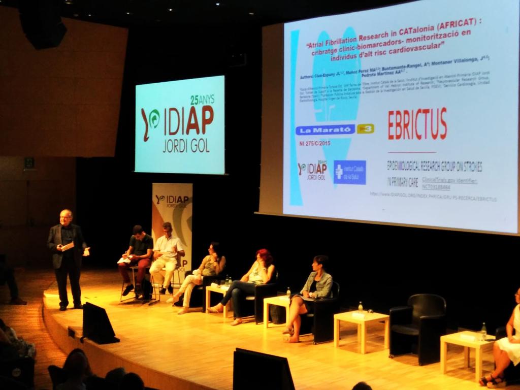 👨‍⚕️Josep Lluís Clua, metge de família de l’EAP Tortosa Est i investigador del grup de recerca EBRICTUS, va presentar el seu projecte AFRICAT🧠 i la seva aplicabilitat a la pràctica clínica a la Jornada #25anysIDIAP <a href="/IDIAPJGol/">IDIAPJGol</a>
<a href="/icscat/">ICS. Generalitat</a>