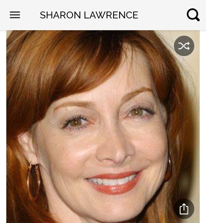 Happy birthday to this great actress.  Happy birthday to Sharon Lawrence 