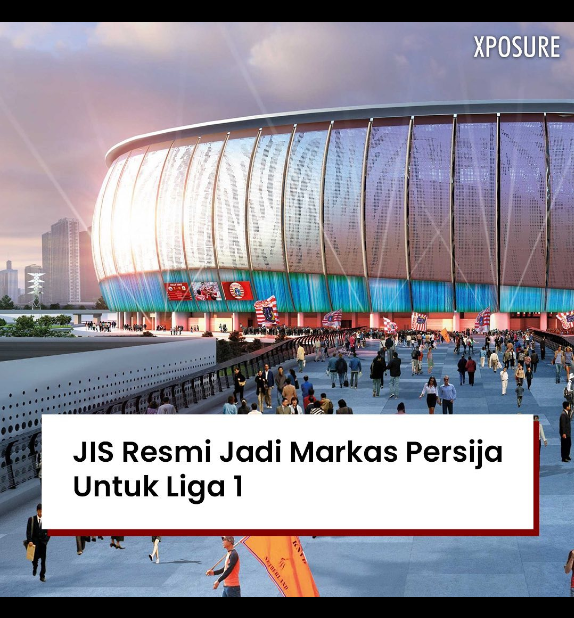 xposureid's tweet photo. Pengelola Jakarta International Stadium (JIS) menyatakan telah mencapai kesepakatan dengan Persija Jakarta terkait penggunaan stadion tersebut. Direktur Bisnis Klub mengatakan bahwa tidak semua pertandingan akan diadakan di sini tetapi akan dibagikan di Stadion Patriot. https://t.co/XSHuxcjIdI