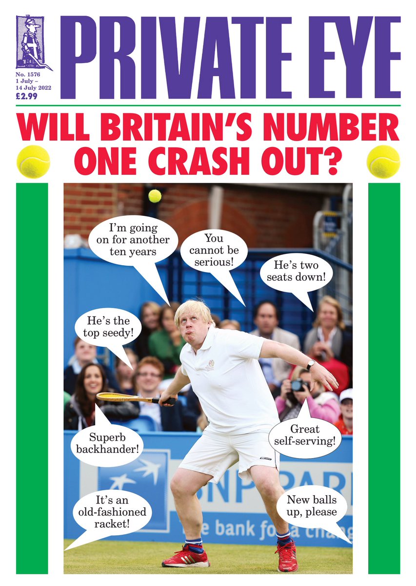 Ruled out: the new edition of Private Eye is on sale now!