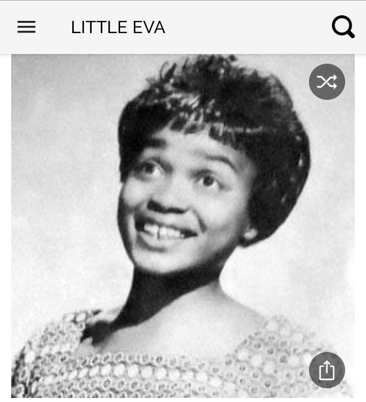 Happy birthday to this great singer who sang Loco motion. Happy birthday to Little Eva 