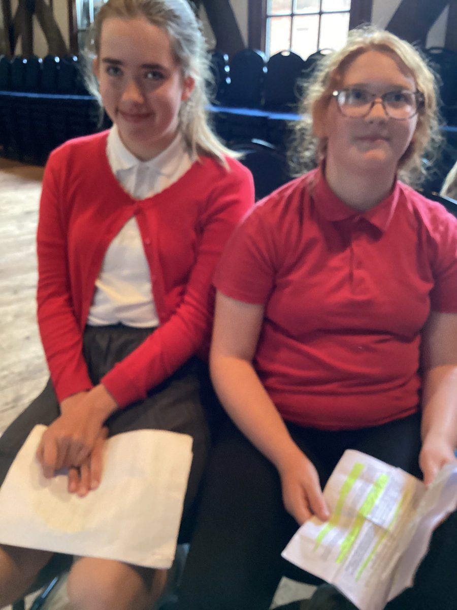 Y6FoxesStLaw's tweet photo. We couldn’t be more proud of Maisie and Juliette representing St Lawrence’s at the primary schools public speaking competition last night. They wrote and performed their speech with confidence and composure. Fantastic! #stlvalues https://t.co/BWhf7j68gI