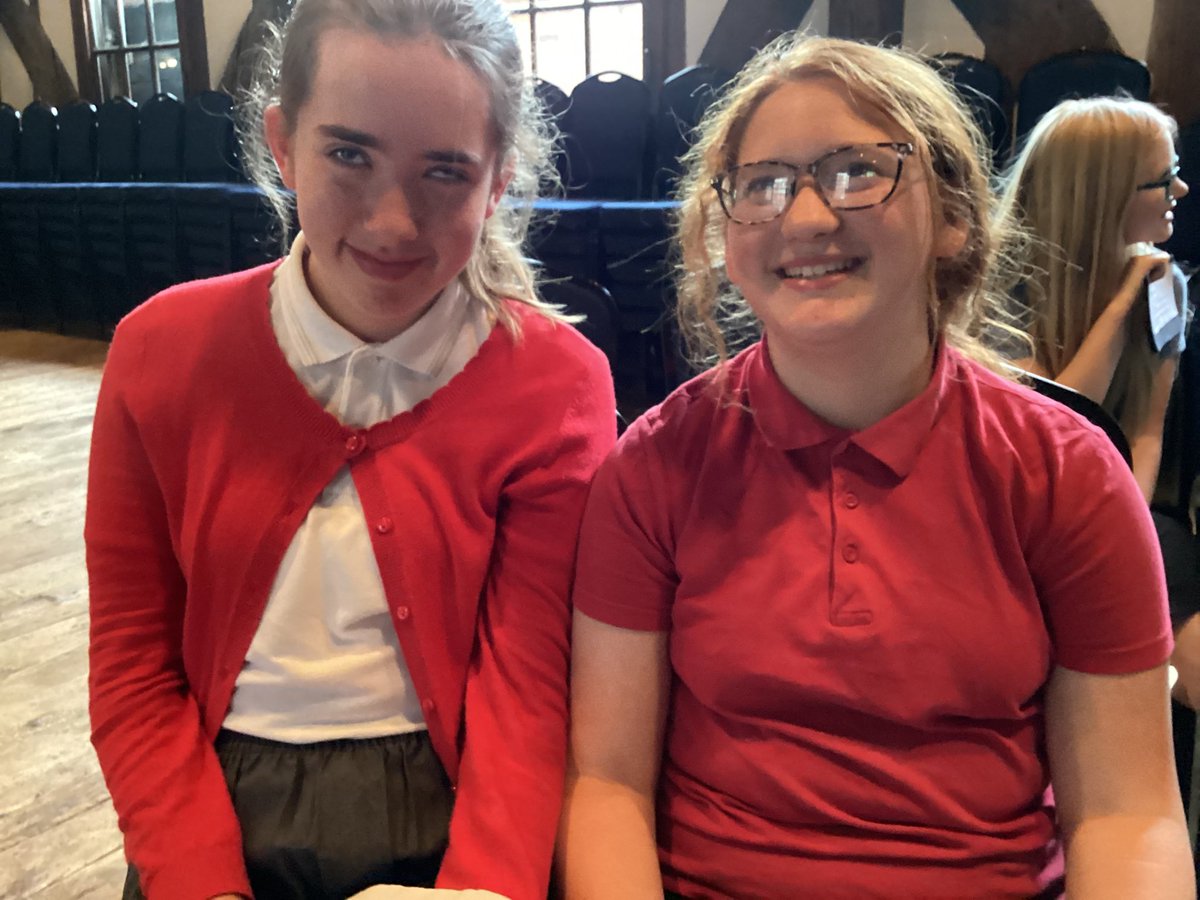 Y6FoxesStLaw's tweet photo. We couldn’t be more proud of Maisie and Juliette representing St Lawrence’s at the primary schools public speaking competition last night. They wrote and performed their speech with confidence and composure. Fantastic! #stlvalues https://t.co/BWhf7j68gI