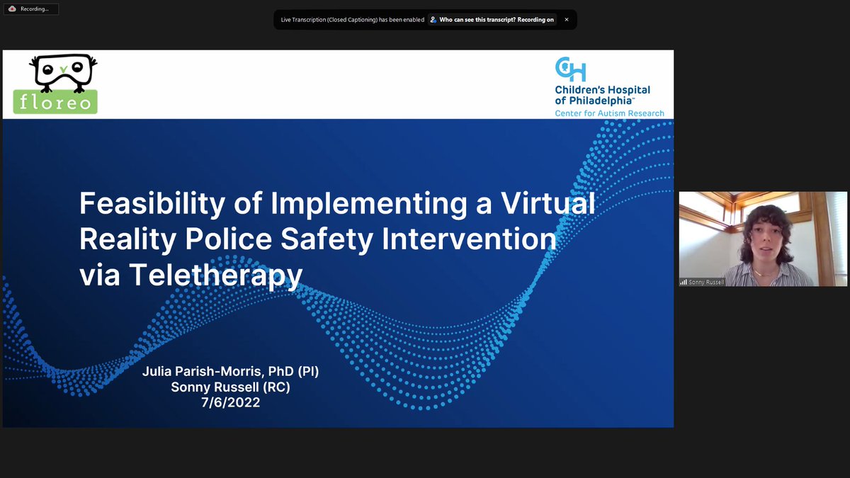 AVRA 2023 (@avra2022) on Twitter photo The final flash talk for our conference will be presented by Sonny Russell, based on the feasibility of Implementing a Virtual Reality Police Safety Intervention Via Teletherapy #vr #research #autism #neurodiversity #phd #immersive The final flash talk for our conference will be presented by Sonny Russell, based on the feasibility of Implementing a Virtual Reality Police Safety Intervention Via Teletherapy #vr #research #autism #neurodiversity #phd #immersive