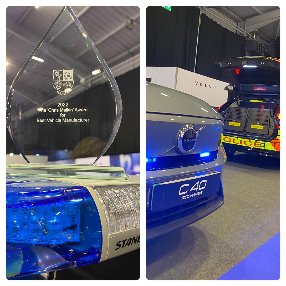 The BEST award you can receive in business is one voted for by your customers.
#VolvoSpecialVehicles
#NAPFM2022
Proud to support our police and wider emergency services customers