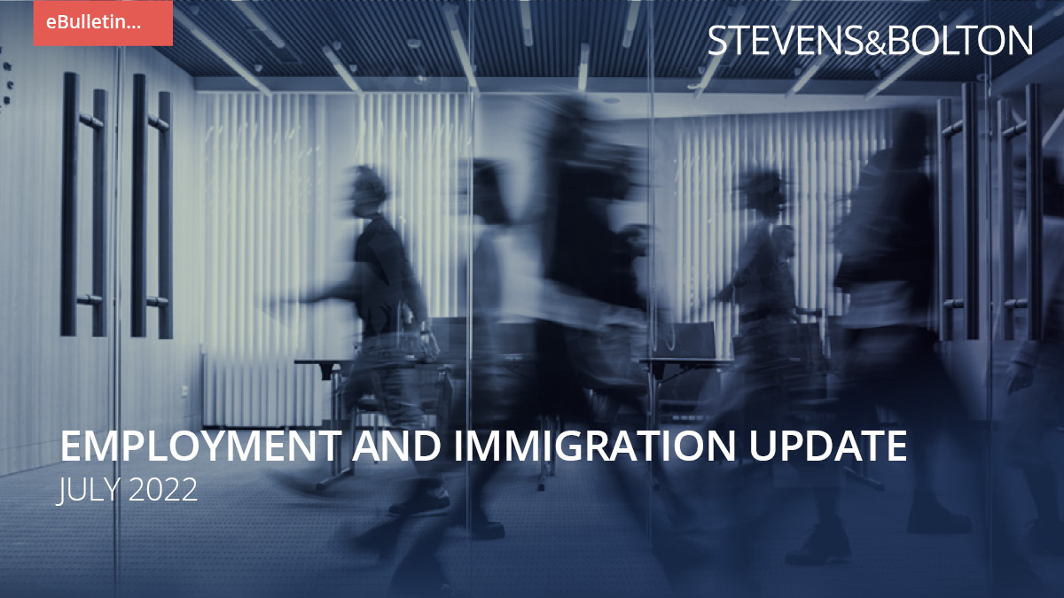 stevens_bolton's tweet photo. What are the key legal issues affecting employers? Find out in our latest #employment and #immigration update: https://t.co/ePl12xwTy6

#UKEmpLaw #UKImmigration https://t.co/wzkIZ8Mbz6