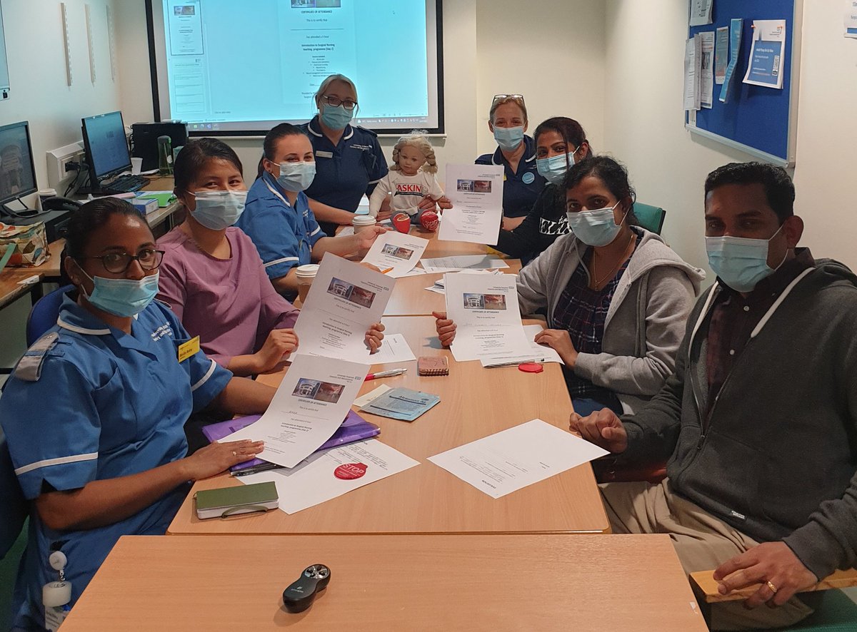 Lots of experience and knowledge in the room at our Surgical Nurse Programme today. Lovely interactive group who are really keen to ensure they provide excellent care to our patients at UHCW. All <a href="/UHCWP2E/">Pathway to Excellence at UHCW</a> surveys completed too! <a href="/rreece75/">Rachel Reece</a> <a href="/Nik_Lewin/">Nikki Lewin</a> <a href="/mandy_ewington/">Mandy Ewington</a> <a href="/annis_rowley/">Annis Rowley</a>