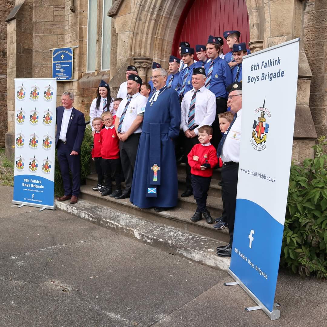Some photos from our Centenary celebration parade and church service. Led by the Moderator of the General Assembly of the Church Of Scotland.