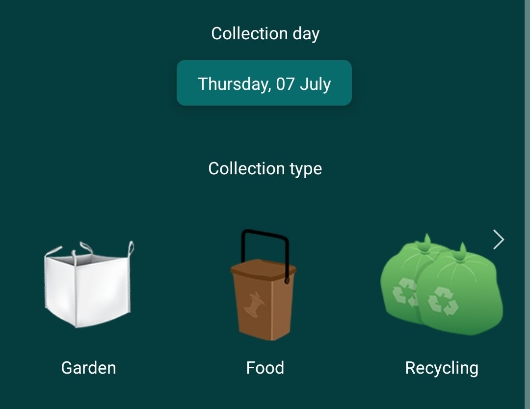 It's bin day tomorrow in Splott so please put out your recycling ♻️, food bin and garden bag ready for collection.