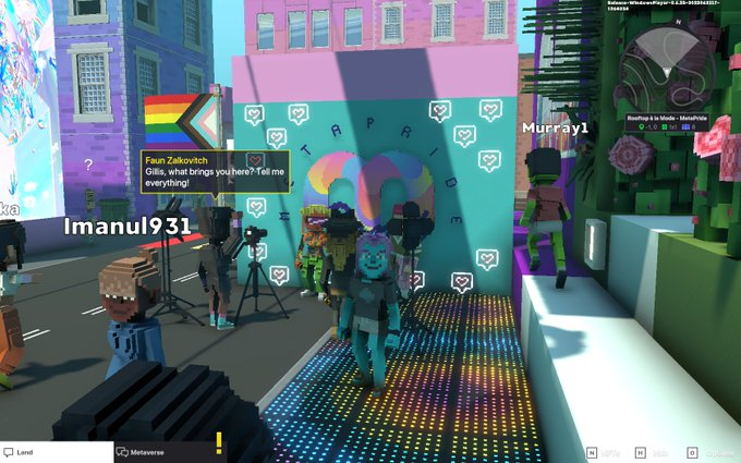 DawnGehrke8's tweet photo. @TheSandboxGame @METAPRIDELAND I just participated in the #BelongingWeek contest for a chance to win a Progress Flag NFT! Check out my screenshot below!
👇 https://t.co/vt82Vp7nmr