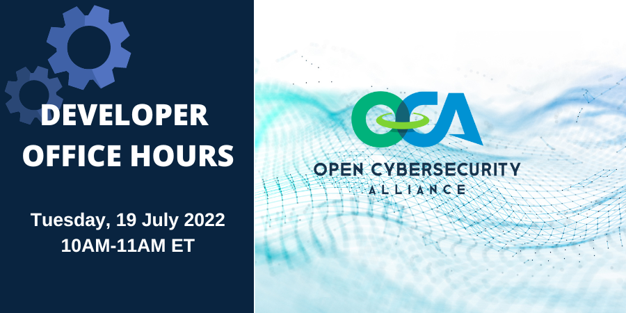 OpenCyberAllnc's tweet photo. Curious about the OCA #opensource project and topics/concerns in #cybersecurity? All are welcome to join our next #OCA Developer Office Hours on Tues, 19 July. https://t.co/rDtZbyZJZH
#zerotrust #kestrel #STIXshifter #XDR #opensecurity https://t.co/iZuAhSjs4f