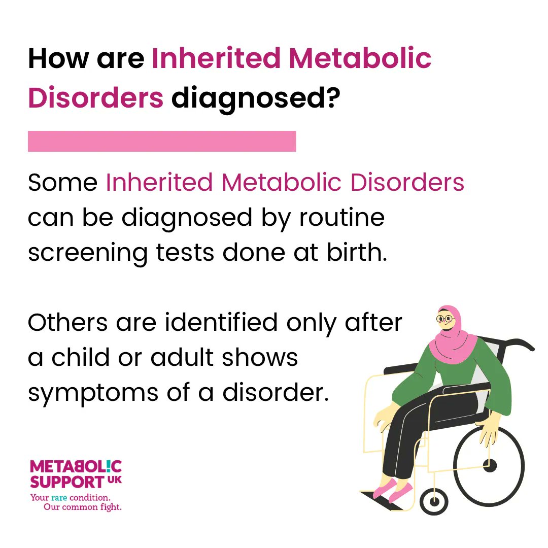 MetabSupport's tweet photo. This week is #MetabolicDisordersAwarenessWeek! 

Share this post with your friends and family to let them know more about Inherited Metabolic Disorders and keep your eye out for more of these explainers 👀 https://t.co/zxn0qveyyd