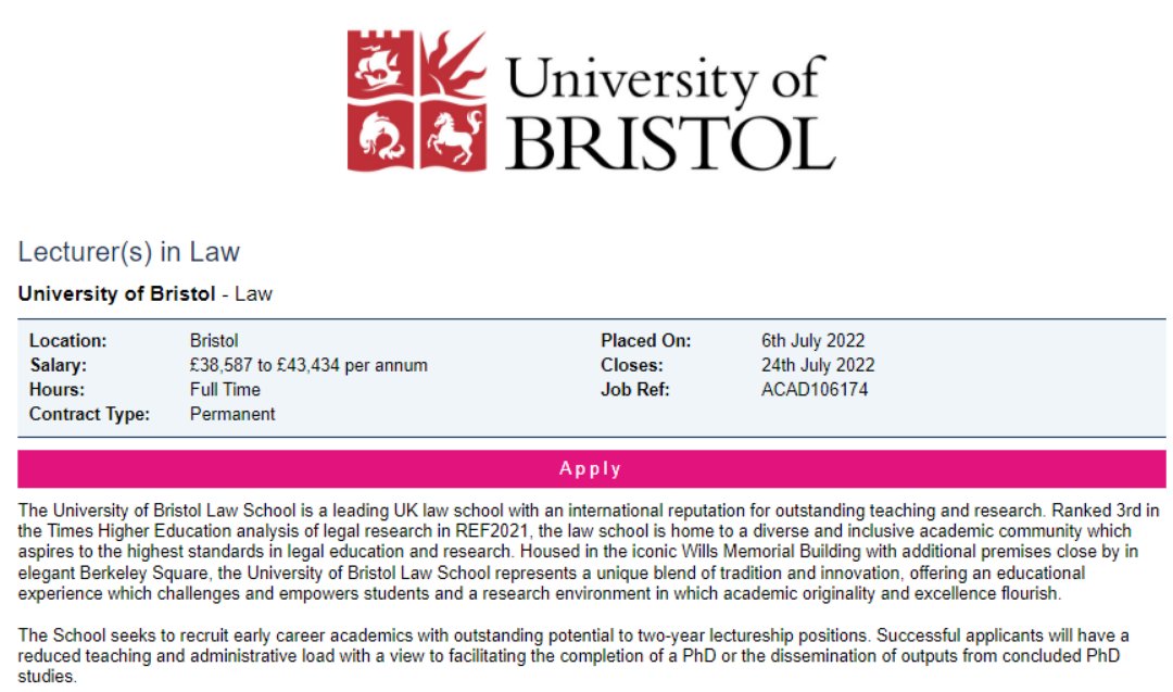 We're looking for early career academics to join us for the next two years, benefiting from a reduced teaching + admin load. Do you fit the bill?
jobs.ac.uk/job/CRH465/lec…