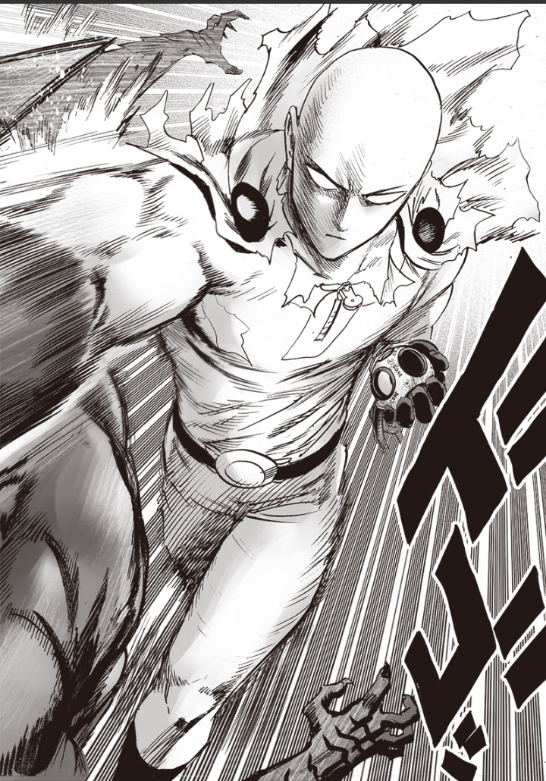 Manga colors on X: [One punch man ch.167] Serious saitama punches