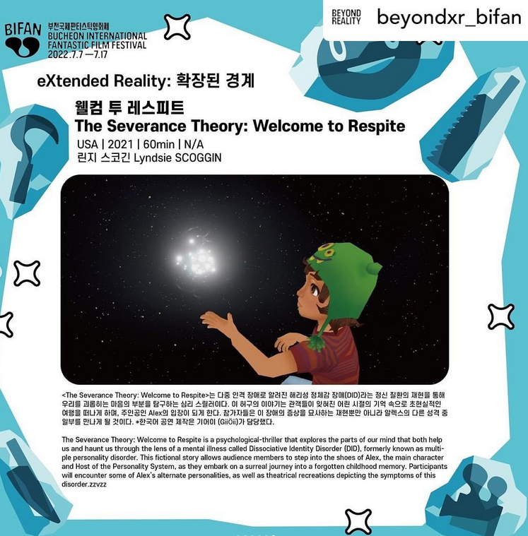 Ferryman_VR's tweet photo. @giioiiimmersive  is making magic with the Korean version of Welcome to Respite showing at the Beyond Reality by the Bucheon International Fantastic Film Festival!
#beyondreality #BIFAn #VR #immersivetheater #welcometorespite https://t.co/CV6bx5XSsf