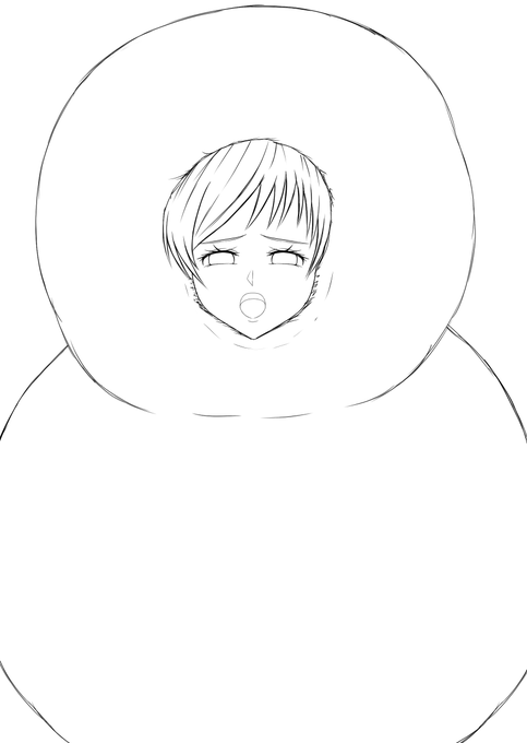 適当に思いついた拘束のらくがきです。 