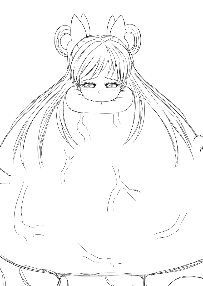 適当に思いついた拘束のらくがきです。 