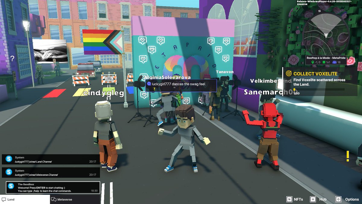 Hailey31605479's tweet photo. @TheSandboxGame @METAPRIDELAND I just participated in the #BelongingWeek contest for a chance to win a Progress Flag NFT! Check out my screenshot below!
👇 https://t.co/NJanLkT5kh