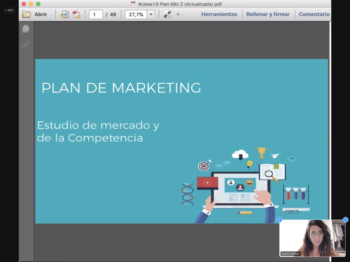 ¡A tope con la clase de hoy de camino al trabajo con nuestra súpertutora <a href="/estherrsp/">Esther Ramos</a> !

Implementación del Plan de Marketing 🚀