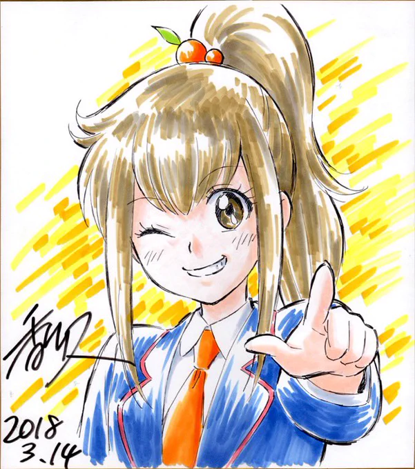 #ポニーテールの日 だから過去絵をまた出しておきますね🐎 