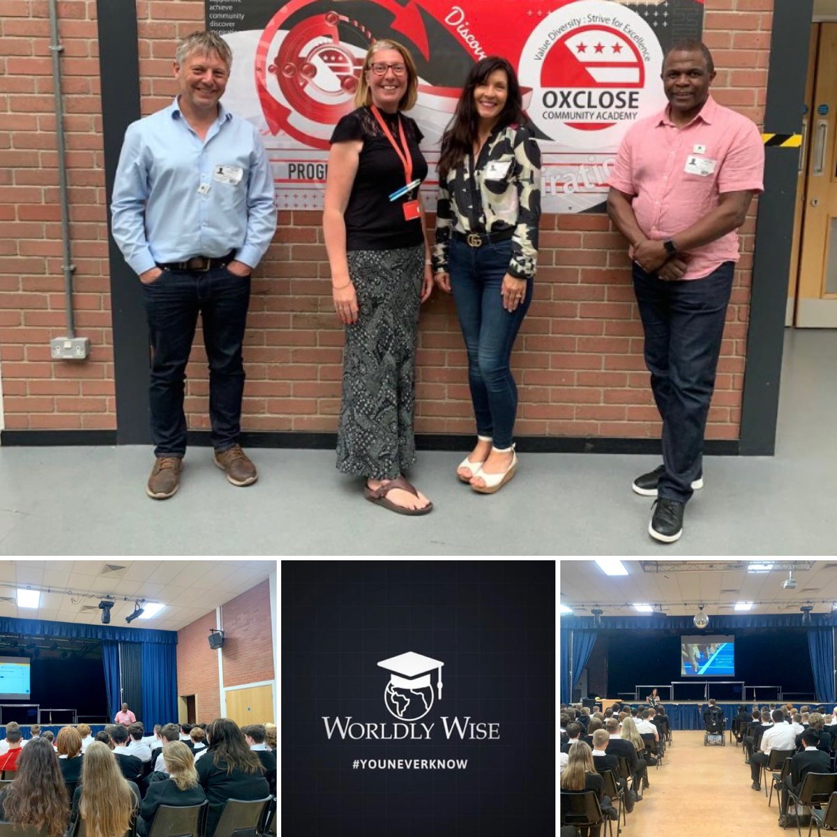 itrustassure's tweet image. Wow! What a day!
Worldly Wise in full effect to over 900 students during their PHSE day at Oxclose Community Academy in Washington, Tyne and Wear.
The students were brilliant. Thank you all so much 🙏
#aspiration #resilience #youneverknow
@1kevincampbell @nvc_ltd