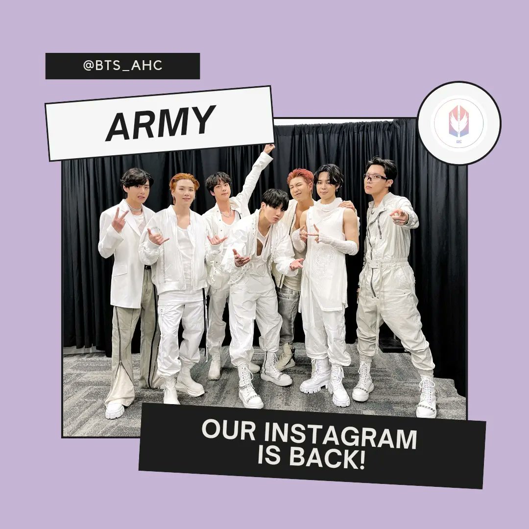 BTS_AHC_IDN's tweet photo. Halo ARMY ini BTS AHC, 

Setelah akun instagram kami disuspend karena report yang tidak benar, sekitar kurang lebih 3 minggu dengan segala usaha yang ada akhirnya akun tersebut bisa kembali lagi. 

+ https://t.co/e4Exu4PW4A