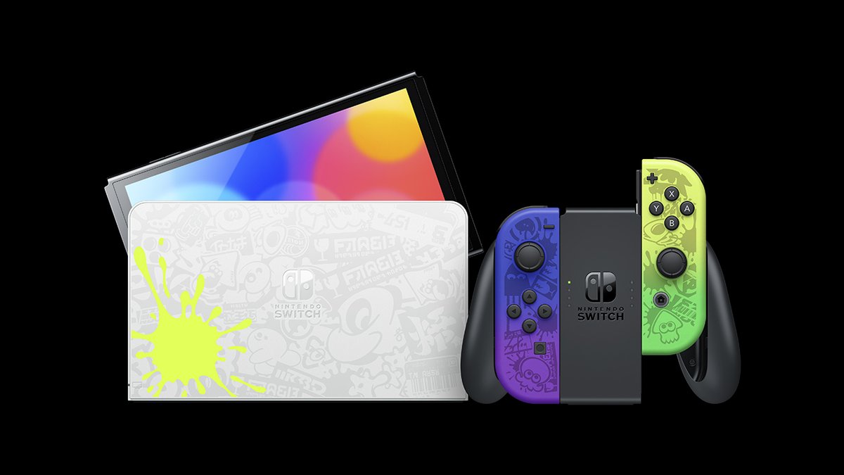 Nintendo Switch スプラトゥーン柄 スプラトゥーン3」デザインのNintendo Switch（有機ELモデル）を8/26