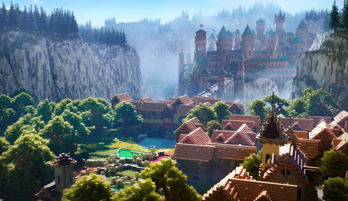 QuanticsBuild's tweet image. Here is the @PlanetMinecraft  download link for The Goldenleaf Castle (la cité des vestiges).

Link: planetminecraft.com/project/the-go…

#minecraft建築コミュ #Minecraft