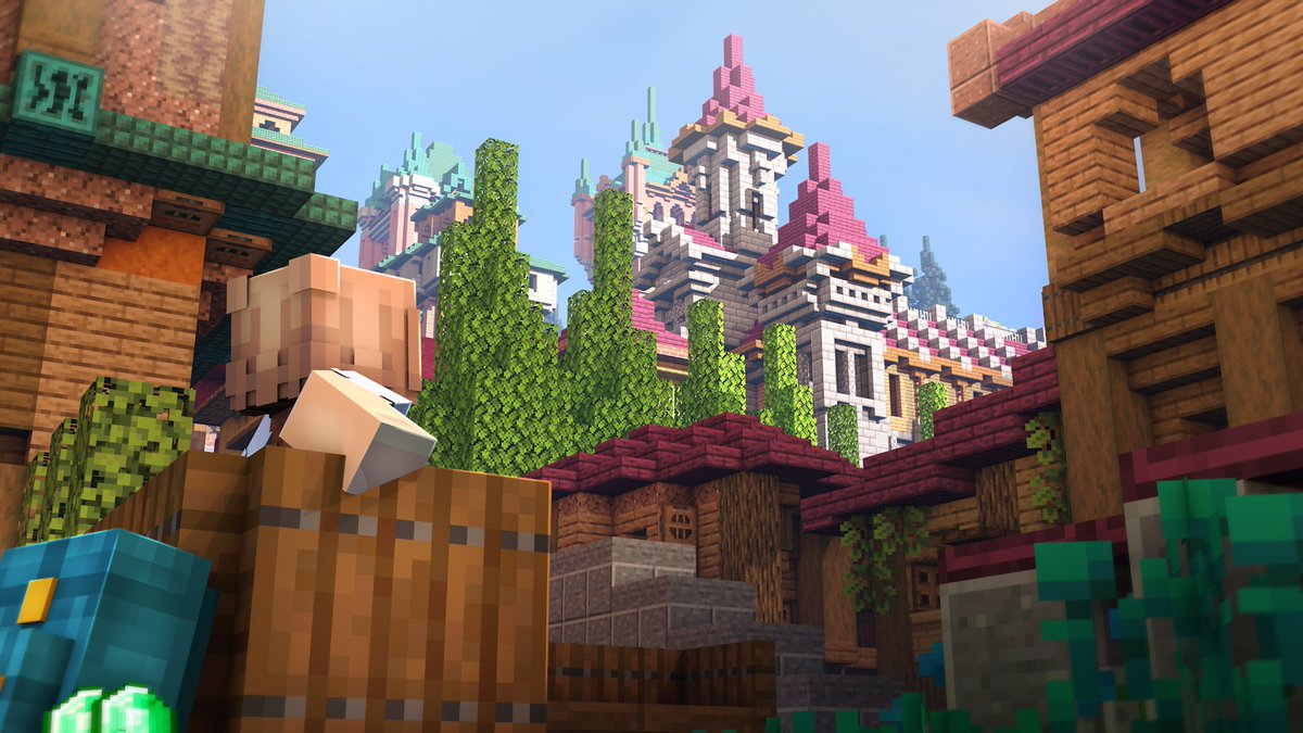 QuanticsBuild's tweet image. Here is the @PlanetMinecraft  download link for The Goldenleaf Castle (la cité des vestiges).

Link: planetminecraft.com/project/the-go…

#minecraft建築コミュ #Minecraft