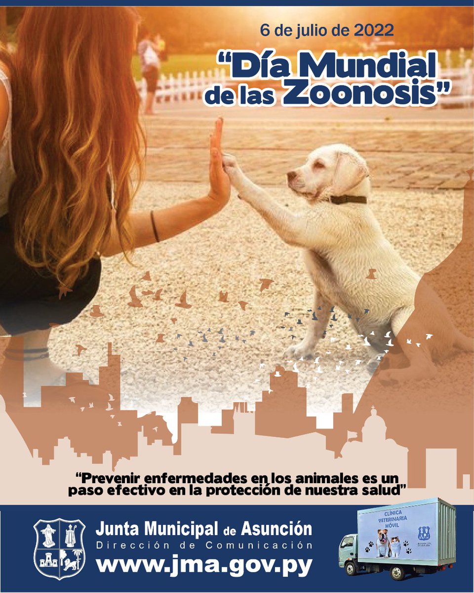 juntasuncion's tweet photo. La OMS designó el 6 de Julio como el Día Mundial de las Zoonosis, en conmemoración al 6 de julio de 1885, cuando el químico francés Louis Pasteur, vacunó por primera vez contra la rabia al niño Joseph Meister con gran éxito, salvándole la vida.
#JuntaAsu 🐶🐕🐱🐈💉 https://t.co/Zb8kfYGYRM