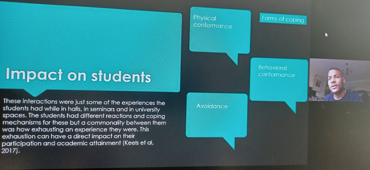niamhmcguirk0's tweet photo. Stephen Grant shares results from his research on the experiences of Black and mixed students in higher education @PfERuos #DEE2022 https://t.co/juzPEfdIiP