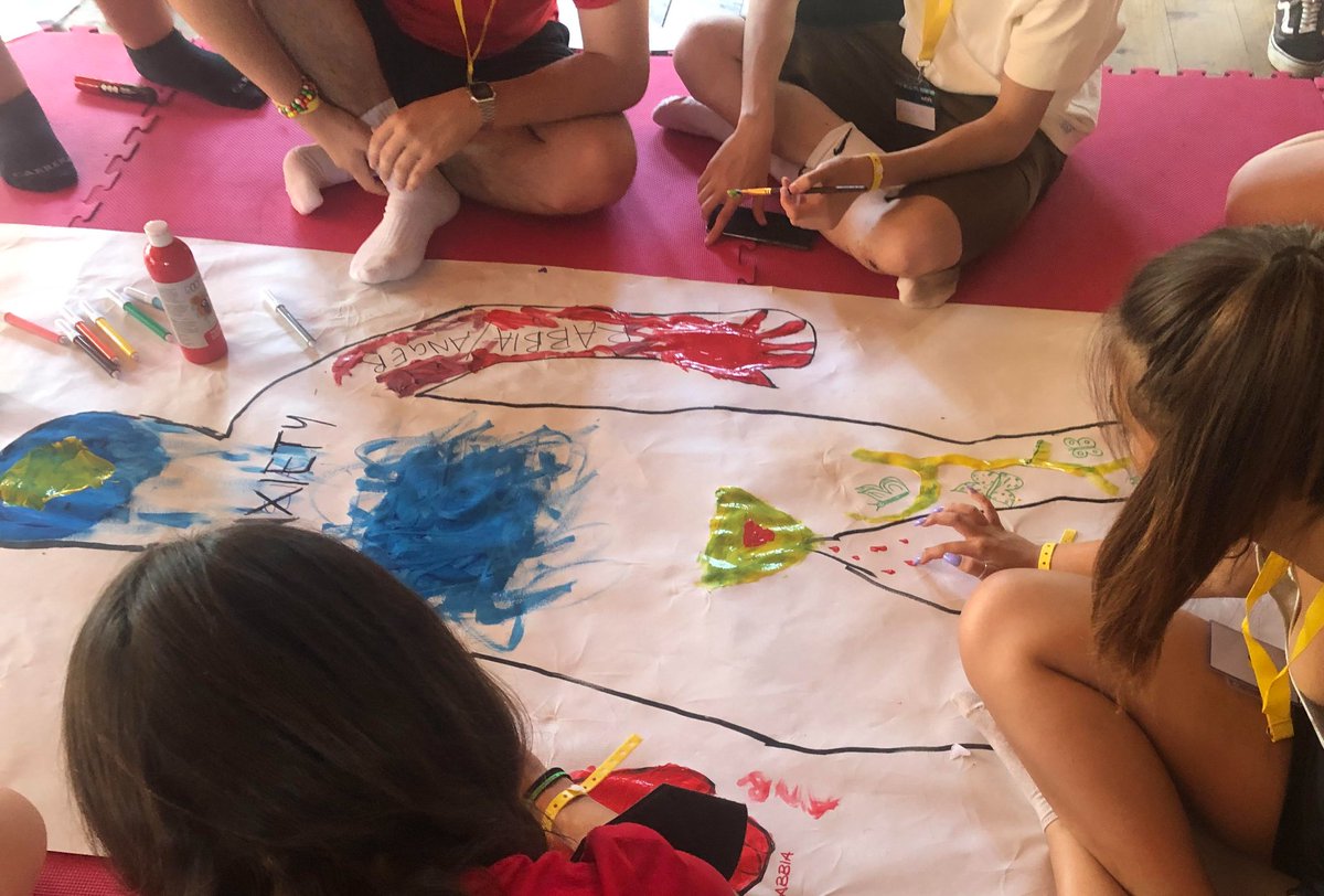 urbana_lab's tweet photo. Could you imagine what it would be like to talk openly since adolescence, about gender, identity, and normal bodily functions, like the #period?
The teenagers participating in our #collectivemapping workshop with @ActionAidHellas for the #program #Youth4Love2 made it happen! https://t.co/9hKxuuRWOV
