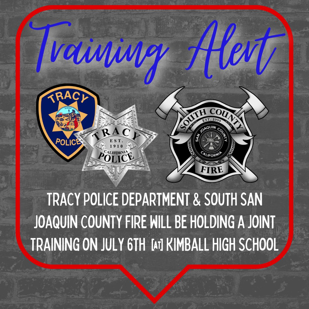 Tracy Police Department tweet media