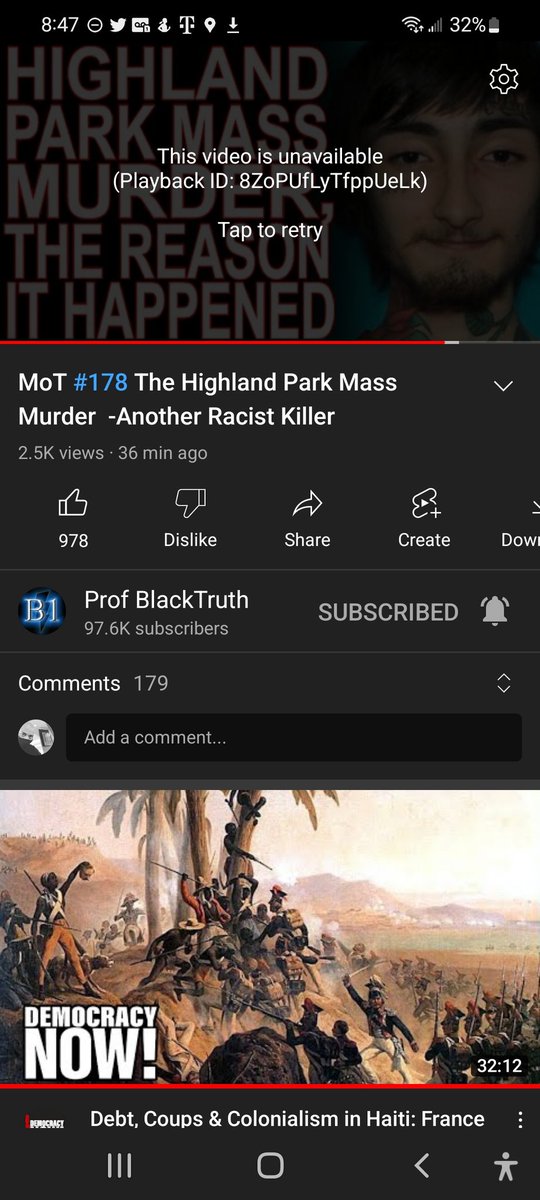 SelectaMel's tweet photo. I was almost finished and puketube took it down..#profblacktruth #fba #B1 #MOT these devils tryna stop black empowerment are desperate to hide what YT's do!!!! Lol https://t.co/EO5djwjmU2