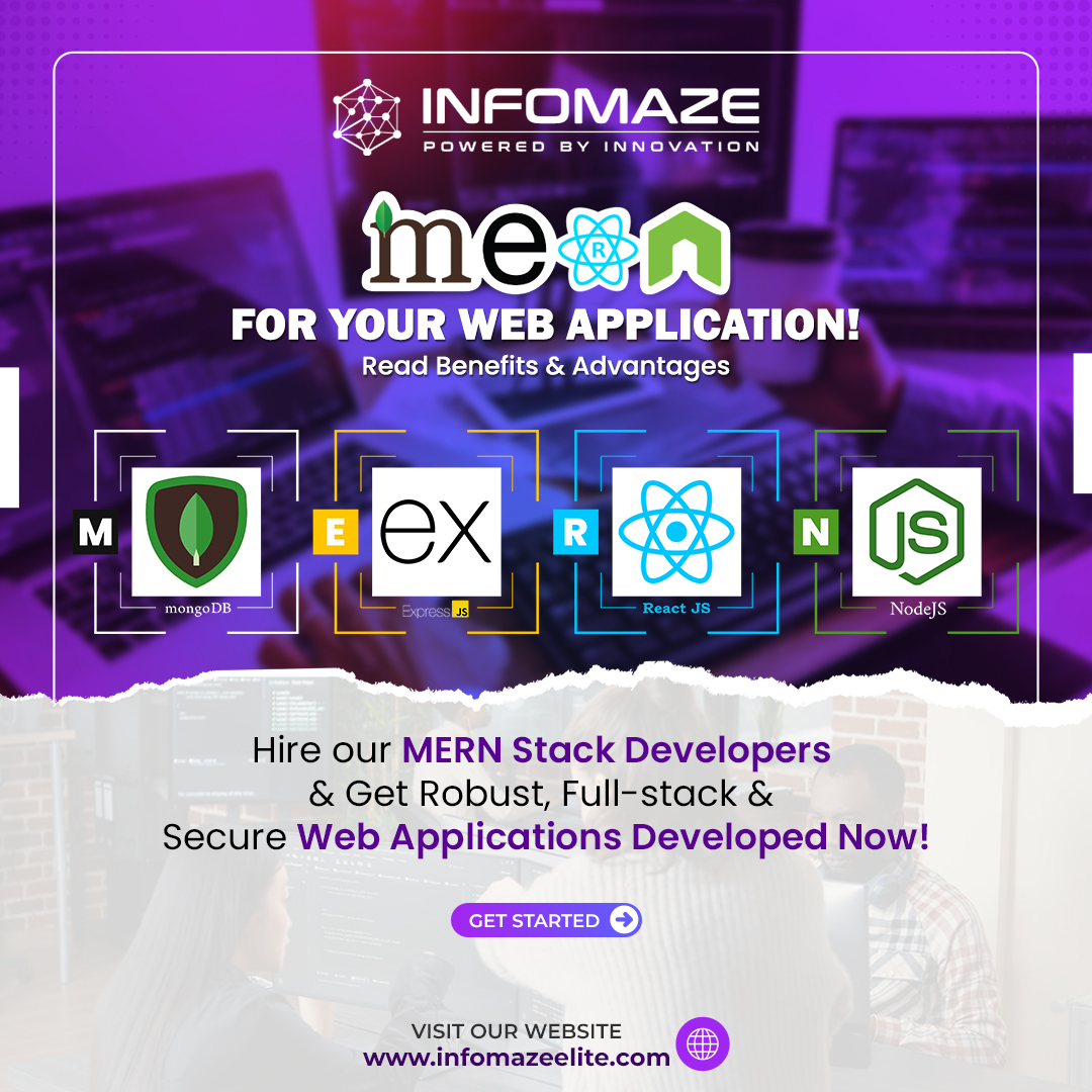 infomazeelite's tweet image. Get a comprehensive list of #benefitsofusingMERN
Stack in web app development. #HireMERNstackdevelopers from #Infomaze for your next #webappdevelopment to get high-performance & cross-platform applications.
.
Know more: bit.ly/3aiqfA0
.
#MongoDB #ExpressJS #ReactJS #Node