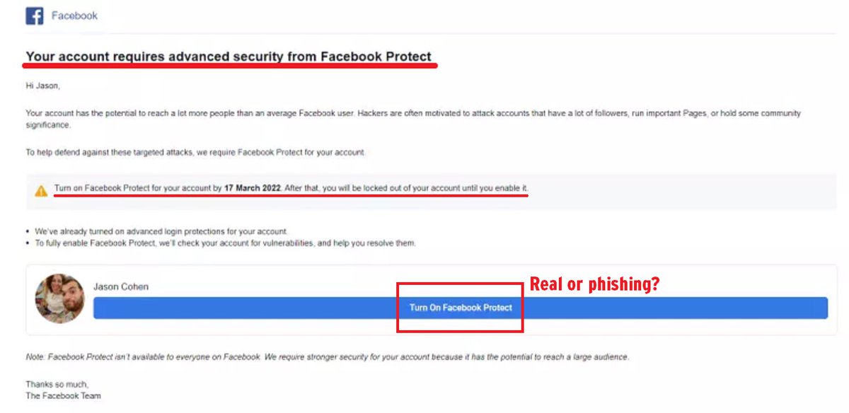 scamadviser's tweet photo. Is the Email Alert from “security@facebookmail.com” Legit? Know more: https://t.co/wCHZ8cBhSR
#ScamAdviserAlerts #FacebookProtect #FacebookSecurity https://t.co/3EJMmFxafW