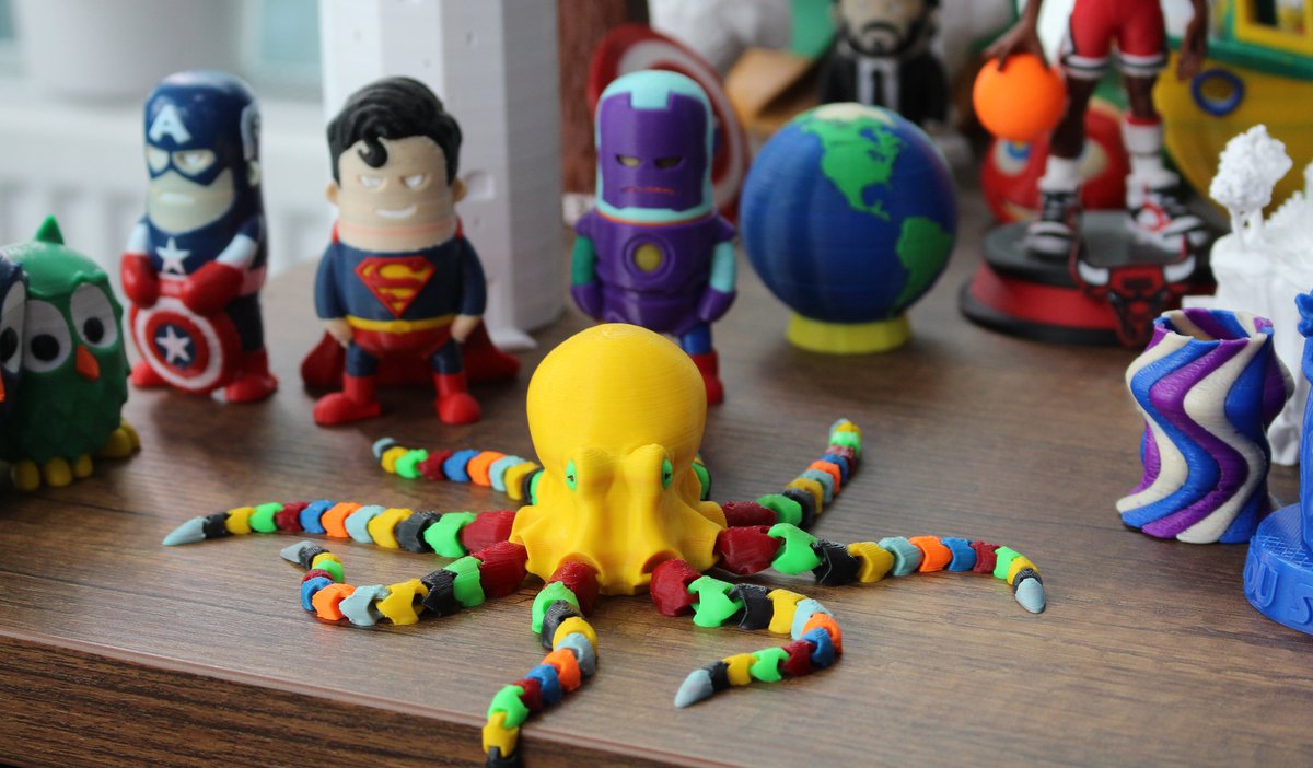 CoPrint3d's tweet photo. 🐙Octopus🐙 bust printed with Co Print Multi-Filament Module using 7 different colors.
It was produced in 12 hours with the Co Print multifilament model. ⏳
#3dprint #3dmodel #3dframe #3dproducts #3dprinted #octopus https://t.co/cTYtFryWI0
